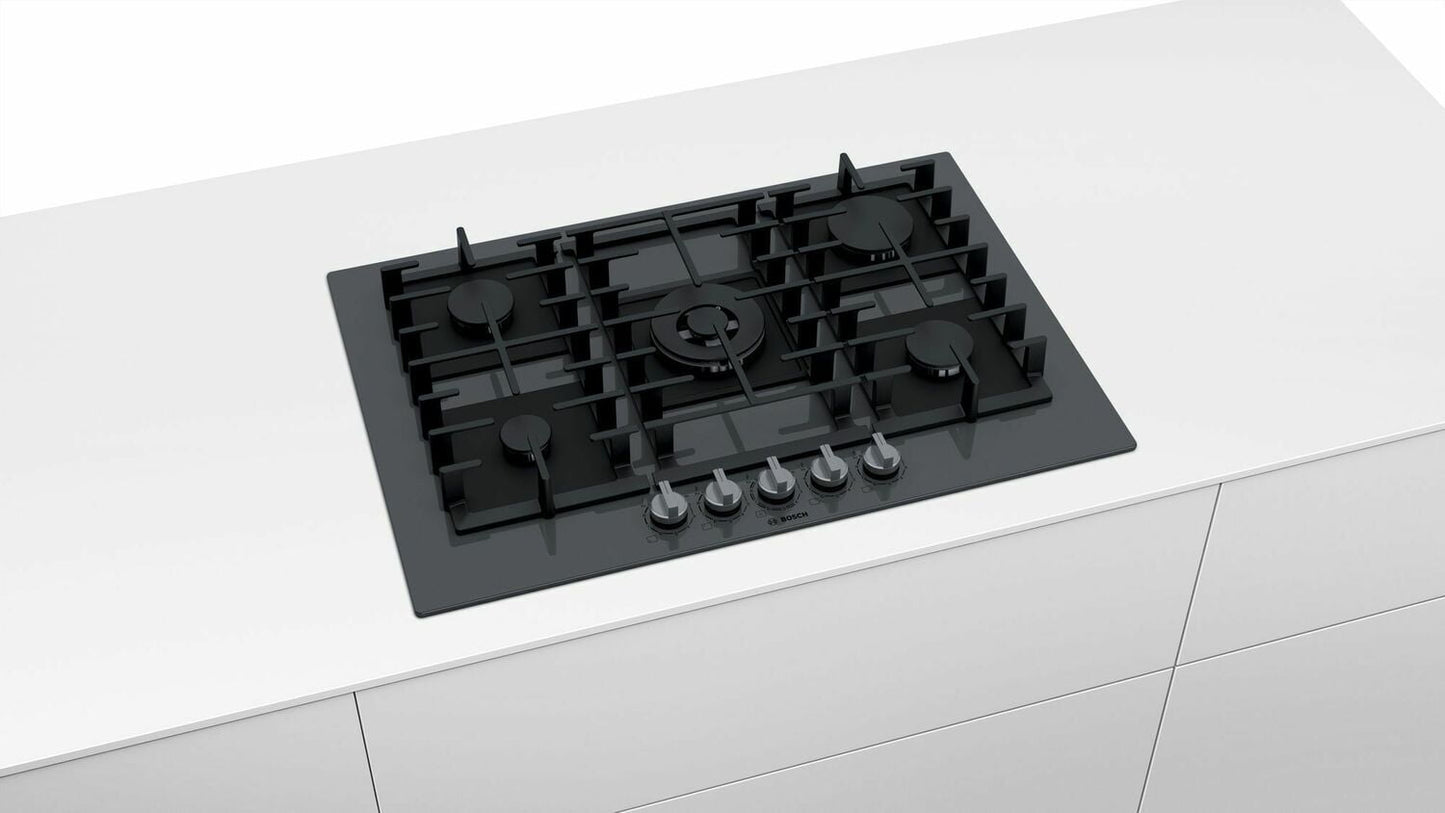 Bosch NGMP077UC Benchmark® Gas Cooktop 30'' Hard Glass, Dark Silver Ngmp077Uc