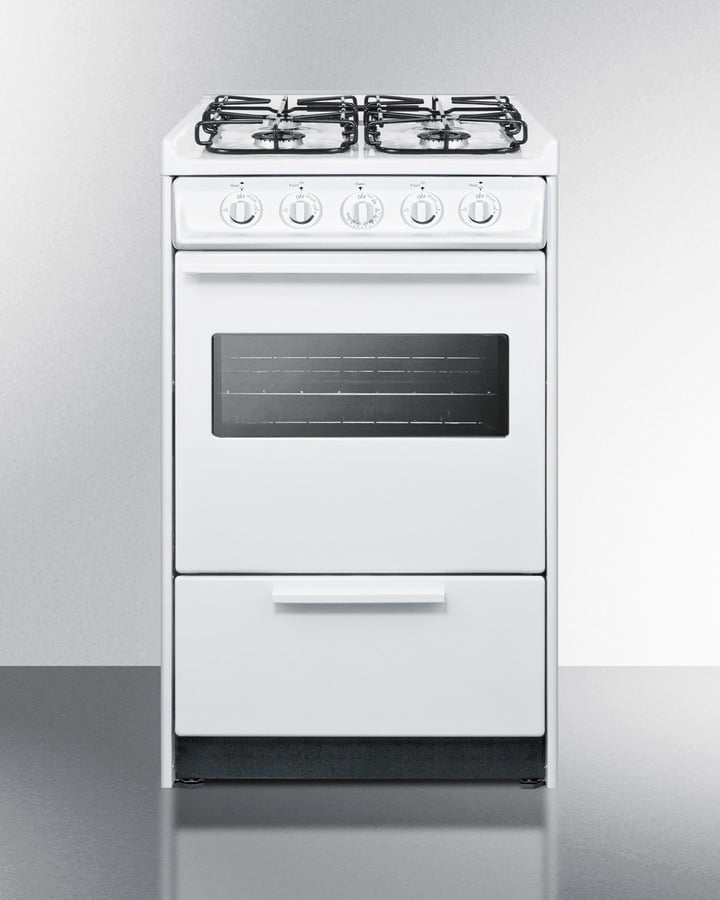 Summit WTM1107RSW 20" Wide Gas Range