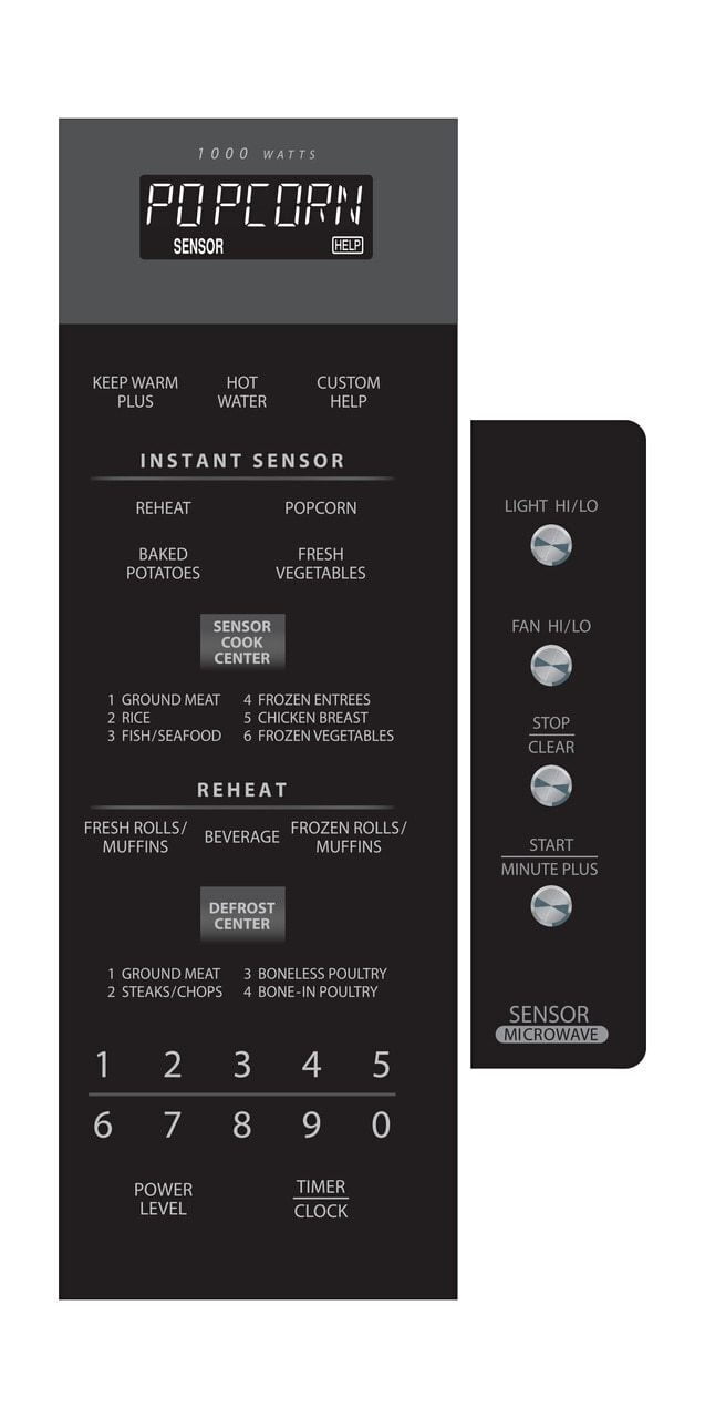 Sharp R1874T 1.1 Cu. ft. Stainless Steel Over-the-range Microwave - Convection