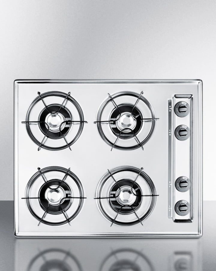 Summit ZNL03P 24" Wide 4-Burner Gas Cooktop