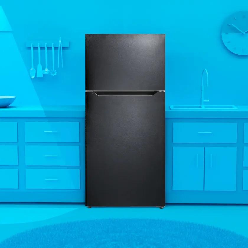 Element Appliance ERT14CSCB Element 14.2 Cu. Ft. Top Freezer Refrigerator - Black