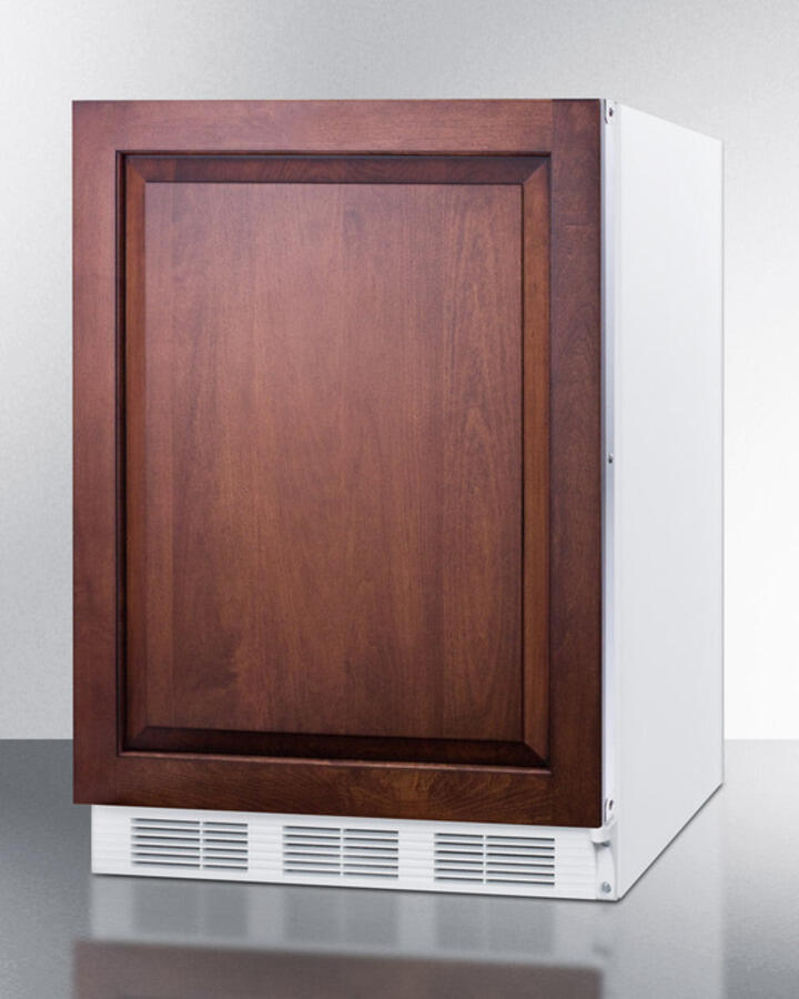 Summit FF7BIIFADA Ada Compliant Built-In Undercounter All-Refrigerator For General Purpose Or Commercial Use, Auto Defrost W/Integrated Door Frame For Overlay Panels