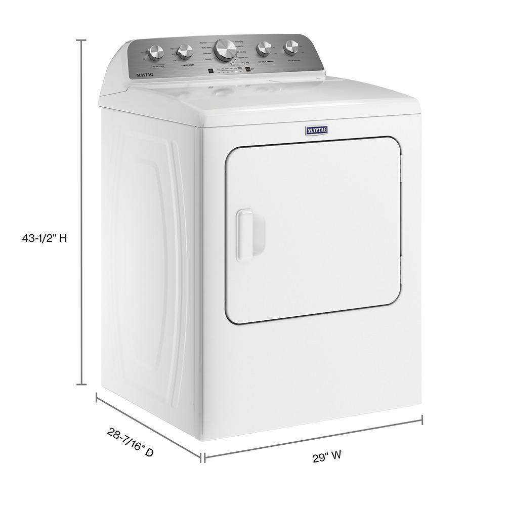 MAYTAG MGD5030MW Top Load Gas Dryer with Extra Power - 7.0 cu. ft