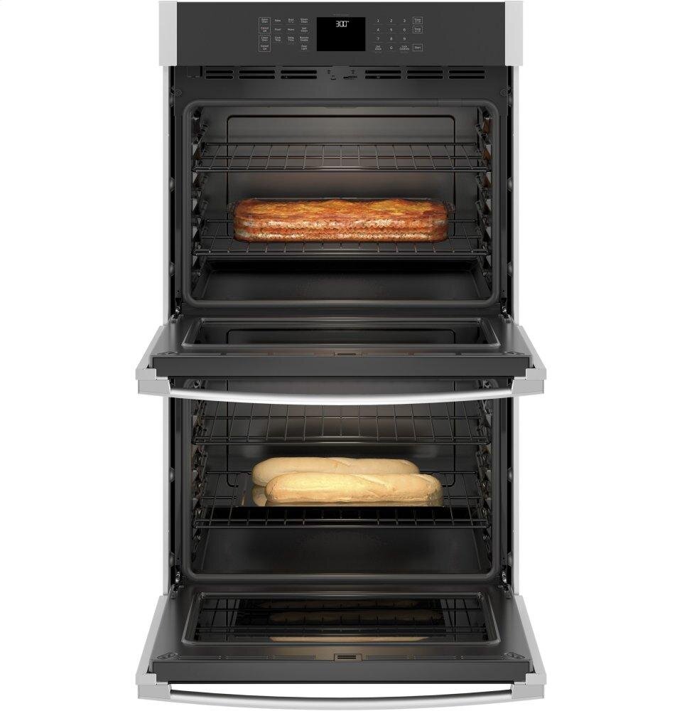 Ge Appliances JTD3000SNSS Ge® 30" Smart Built-In Self-Clean Double Wall Oven With Never-Scrub Racks