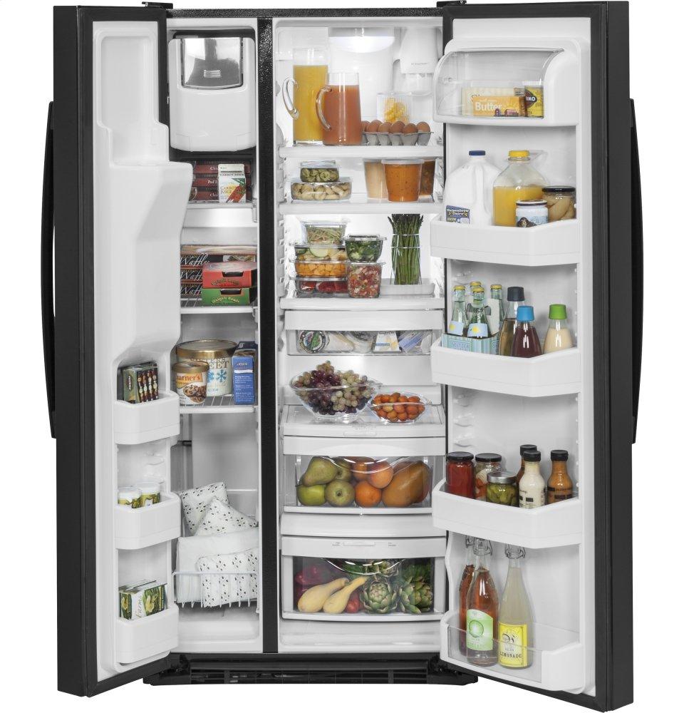 Ge Appliances GSS23GGKBB Ge® 23.2 Cu. Ft. Side-By-Side Refrigerator