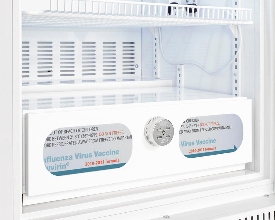 Summit LOCKBOXWKIT Interior Locking Compartment With Combination Lock And Front Windows For Use With Select Accucold And Summit Refrigerators