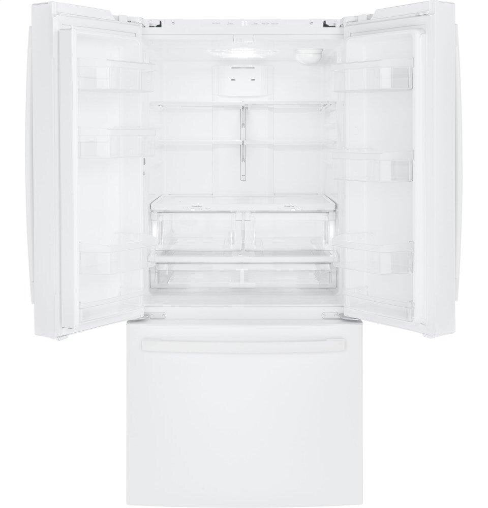 Ge Appliances GWE19JGLWW Ge® Energy Star® 18.6 Cu. Ft. Counter-Depth French-Door Refrigerator