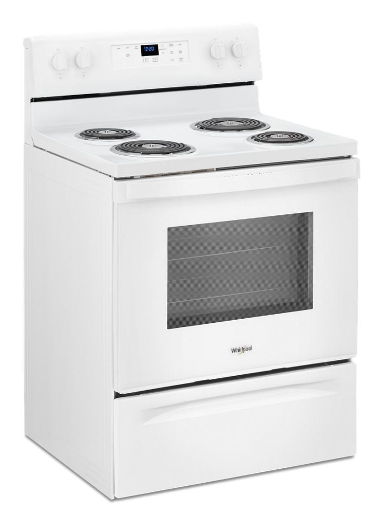 Whirlpool WFC315S0JW 4.8 Cu. Ft. Whirlpool® Electric Range With Keep Warm Setting