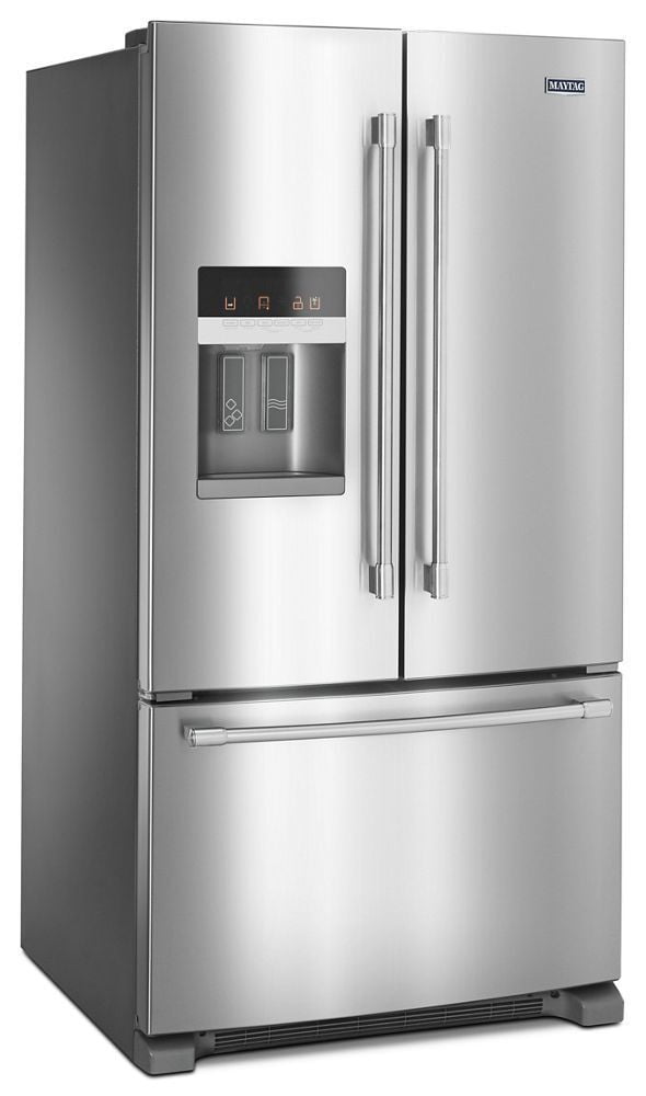 Maytag MFI2570FEZ 36- Inch Wide French Door Refrigerator With Powercold® Feature - 25 Cu. Ft.