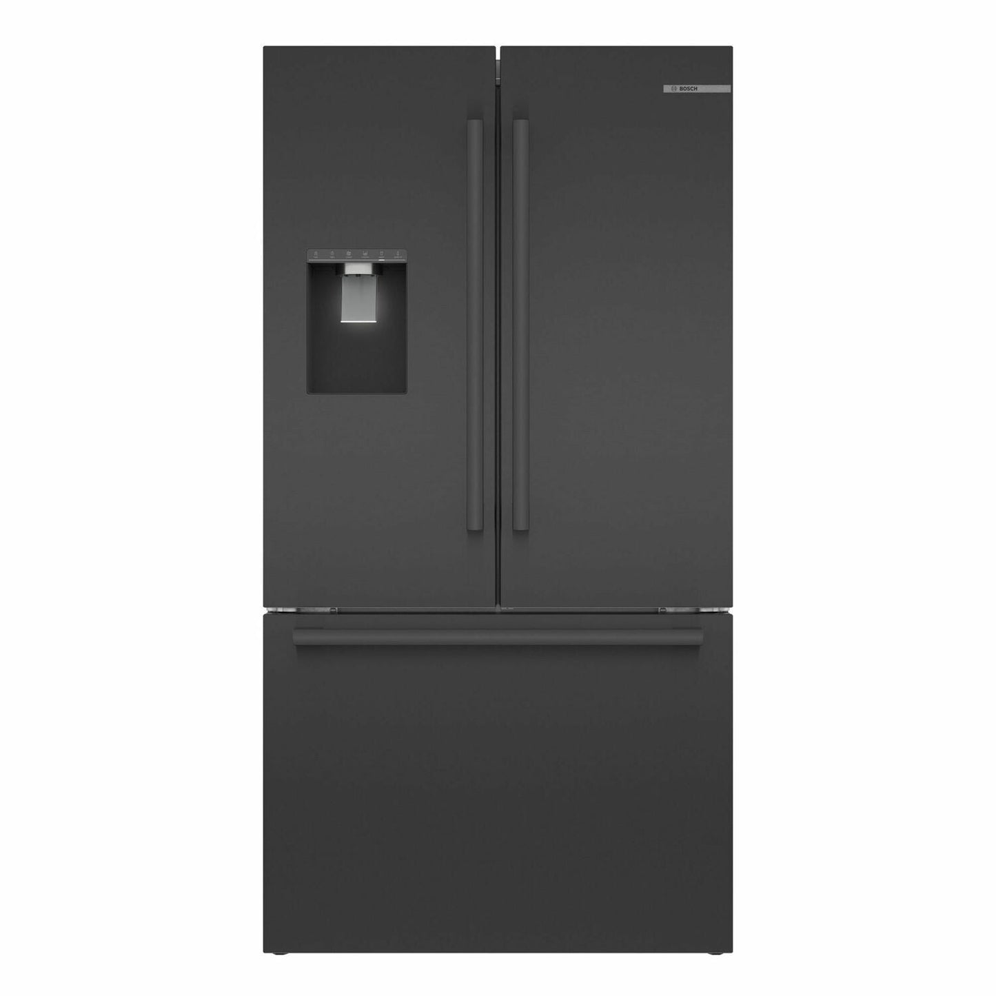 Bosch B36CD50SNB 500 Series French Door Bottom Mount Refrigerator 36'' Black Stainless Steel B36Cd50Snb