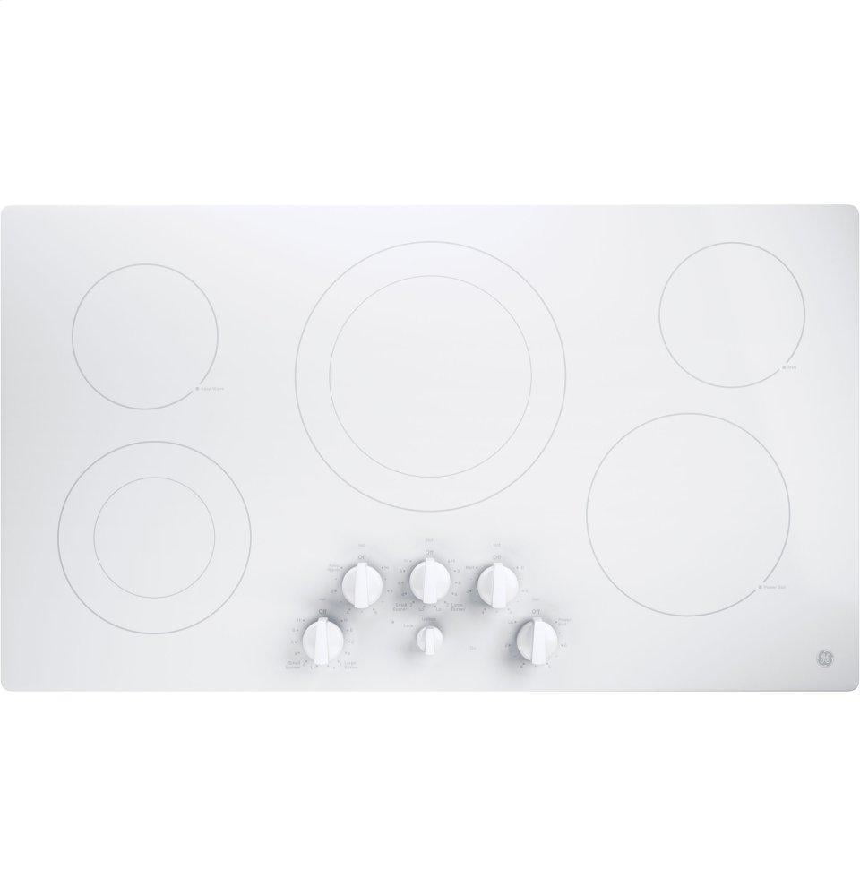 Ge Appliances JP3536TJWW Ge® 36" Built-In Knob Control Electric Cooktop