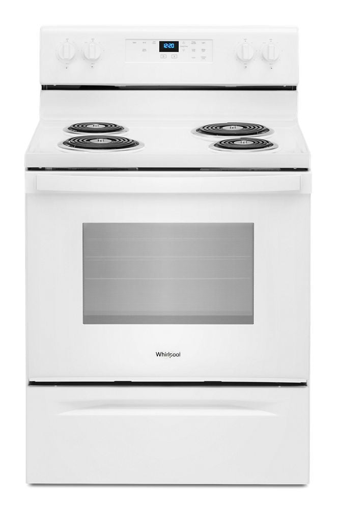 Whirlpool WFC315S0JW 4.8 Cu. Ft. Whirlpool® Electric Range With Keep Warm Setting