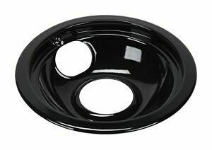 Amana W10290353RW Round Electric Range Burner Drip Bowl - Black