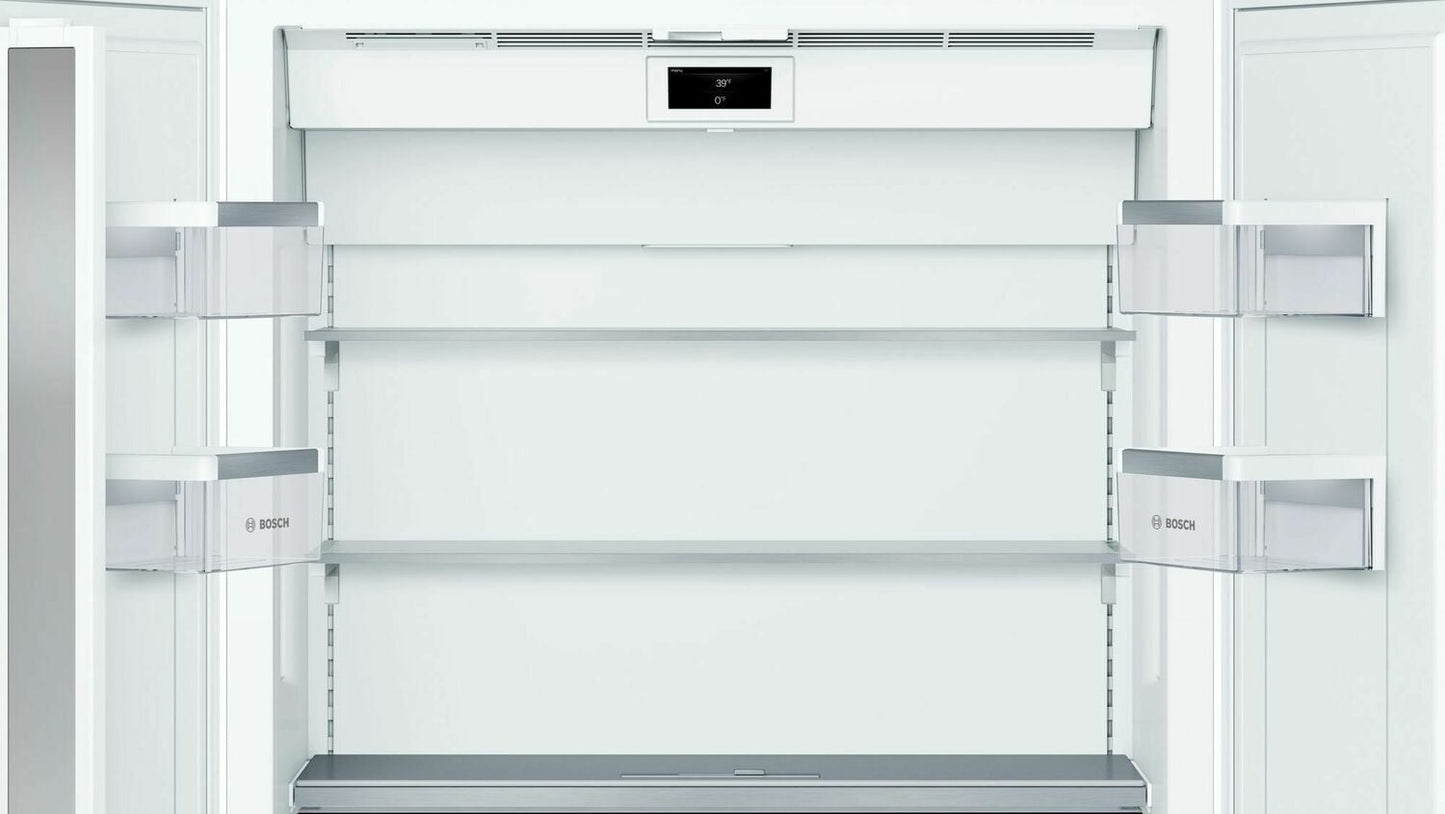 Bosch B36IT900NP Benchmark® Built-In Bottom Freezer Refrigerator 36'' B36It900Np