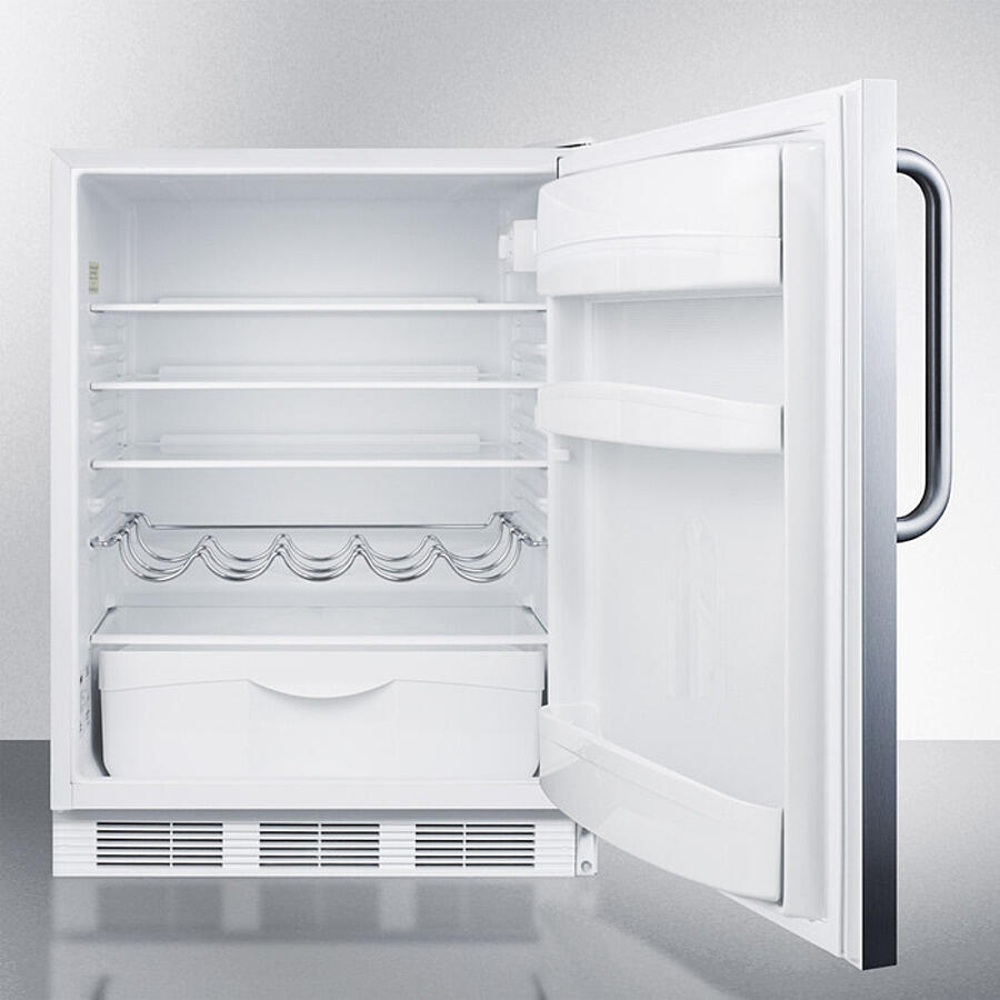 Summit FF61WBISSTB 24" Wide Built-In All-Refrigerator