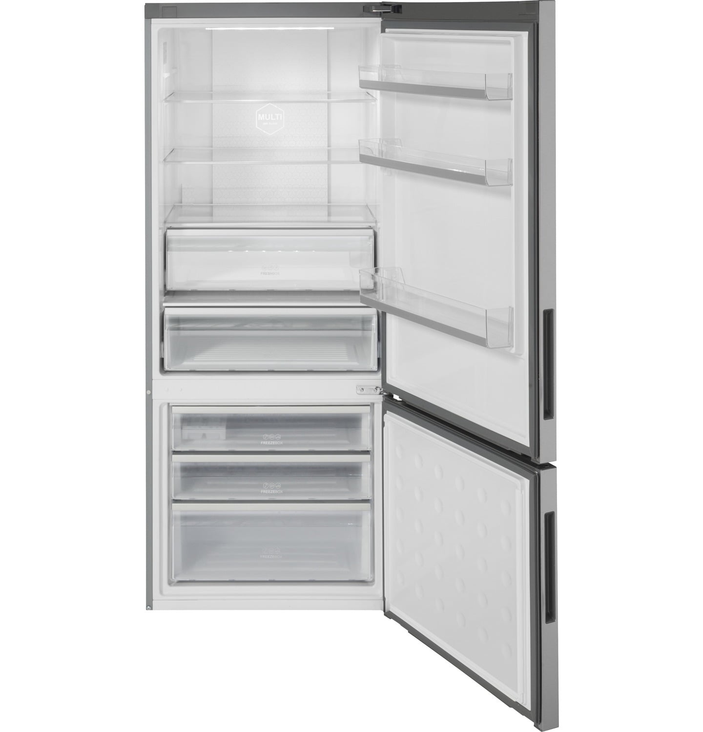 Haier HRB15N3BGS 15 Cu. Ft. Bottom Freezer Refrigerator