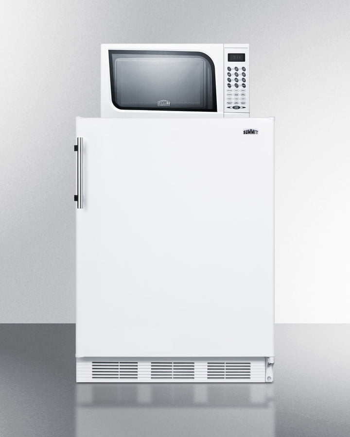 Summit MRF661 Microwave/Refrigerator-Freezer Combination