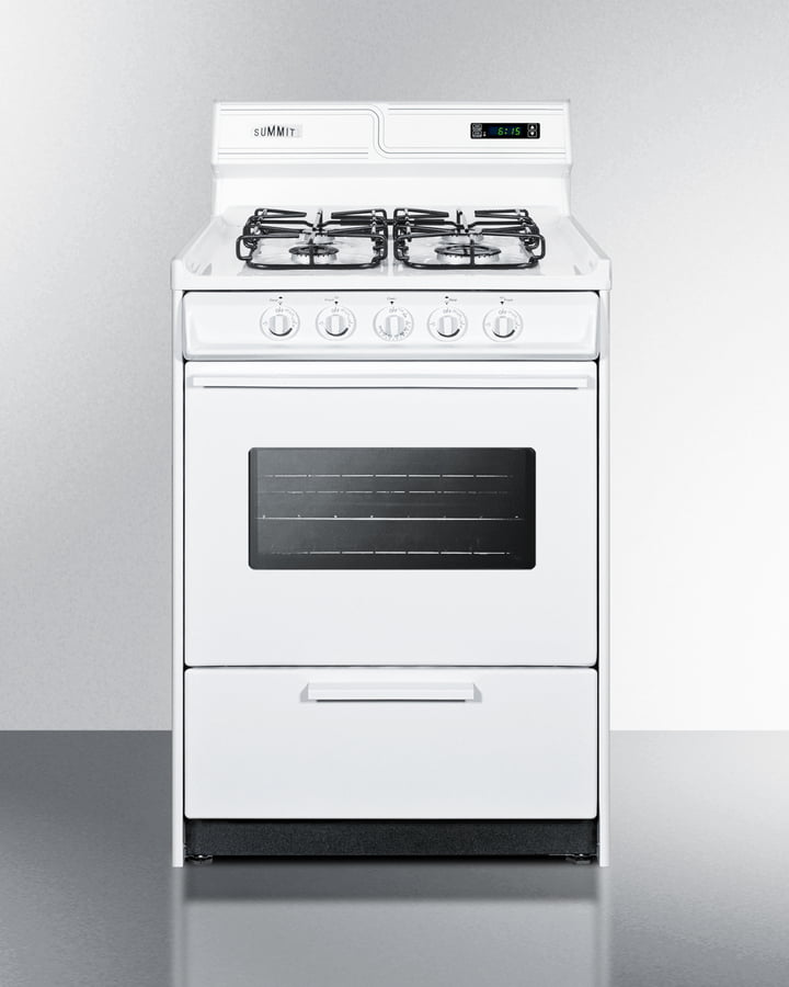 Summit WTM6307KSW 24" Wide Gas Range