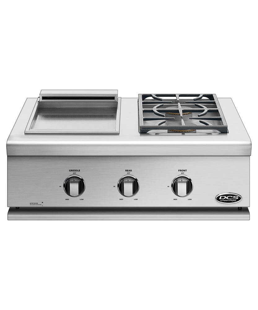 Dcs BFGC30BGDL 30" Series 7 Griddle/Double Side Burner, Lp Gas