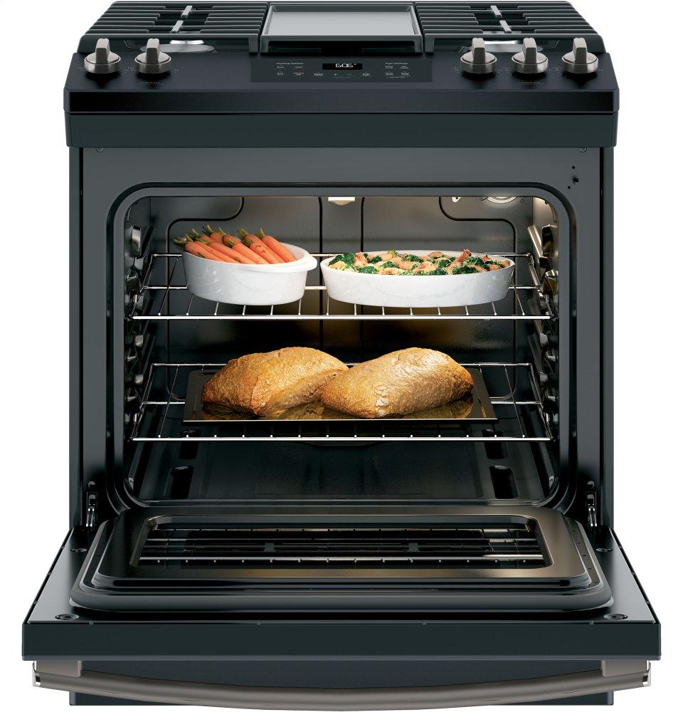 Ge Appliances JGSS66FELDS Ge® 30" Slide-In Front Control Gas Range