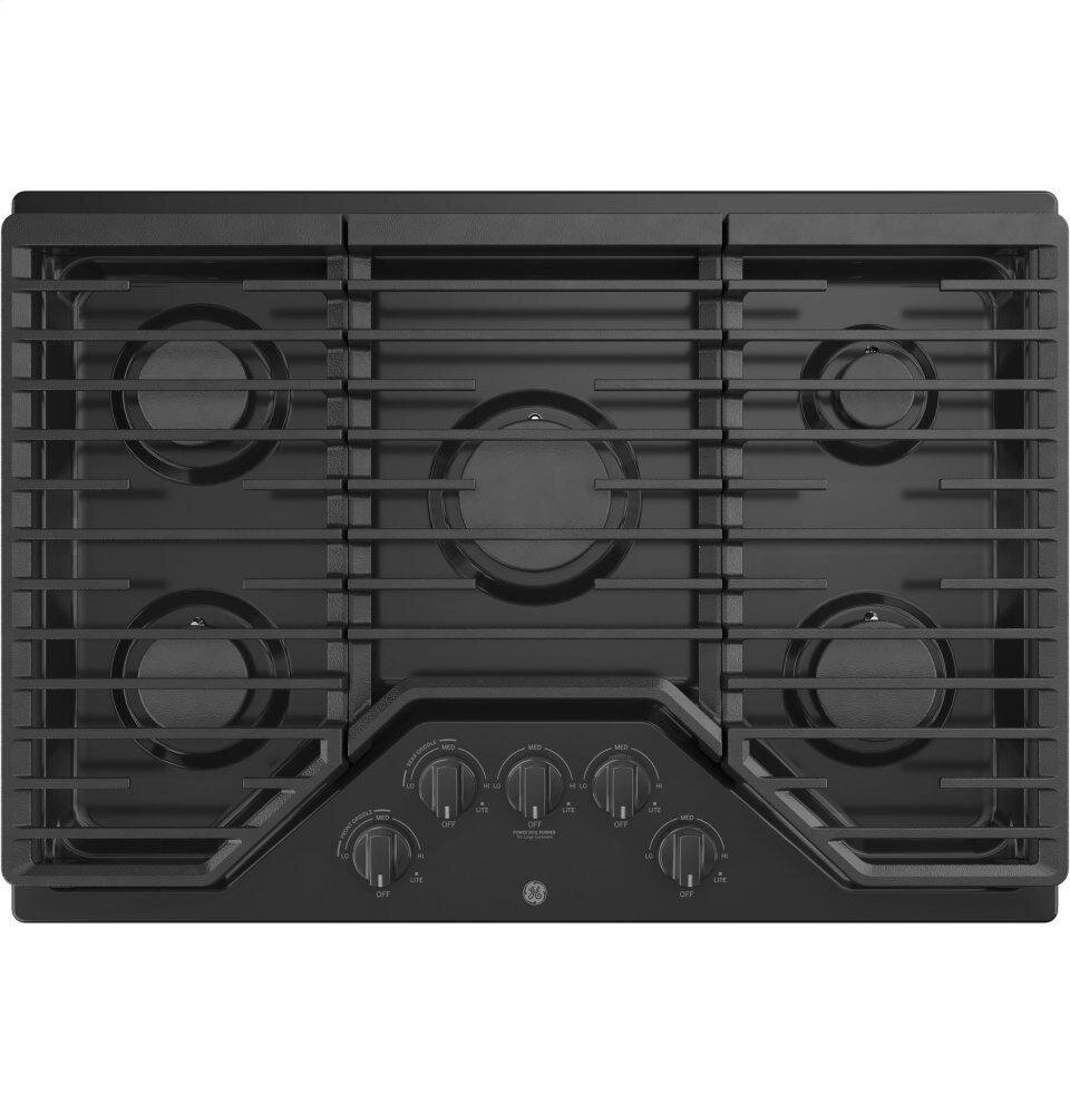 Ge Appliances JGP5030DLBB Ge® 30" Built-In Gas Cooktop With 5 Burners And Dishwasher Safe Grates