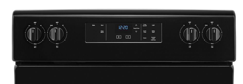 Whirlpool WFC150M0JB 4.8 Cu. Ft. Whirlpool® Electric Range With Keep Warm Setting