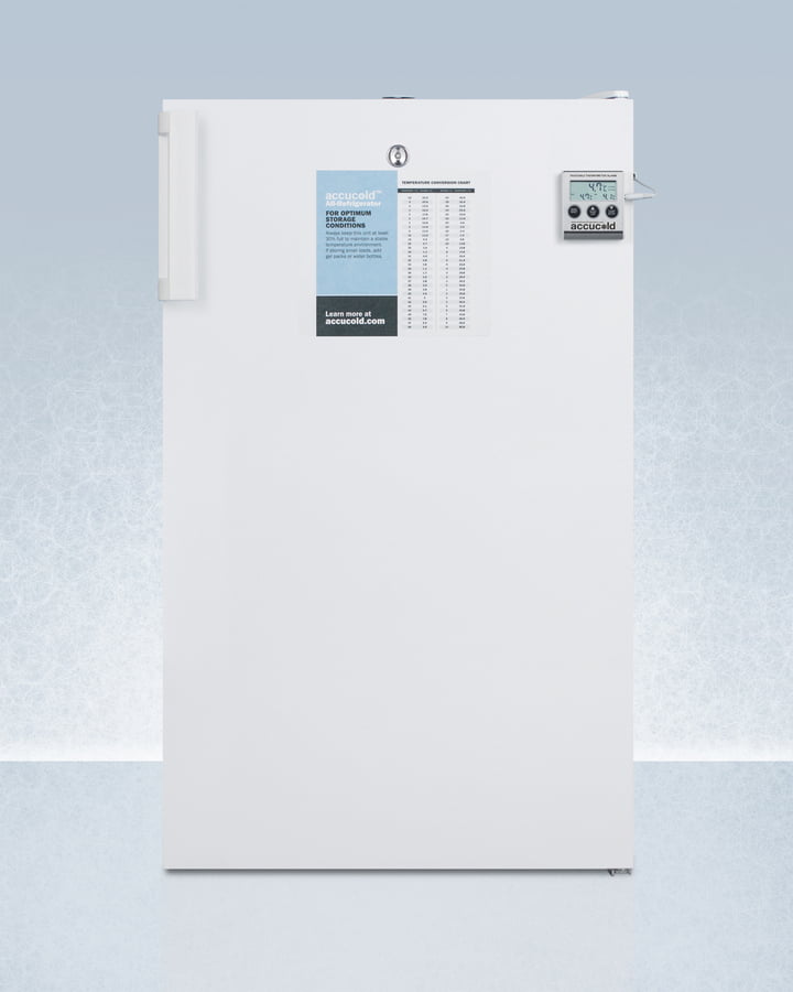 Summit FF511LMEDADA Ada Compliant Auto Defrost All-Refrigerator For Medical Use With Digital Thermostat, Alarm, Lock, Internal Fan, And Hospital Grade Cord