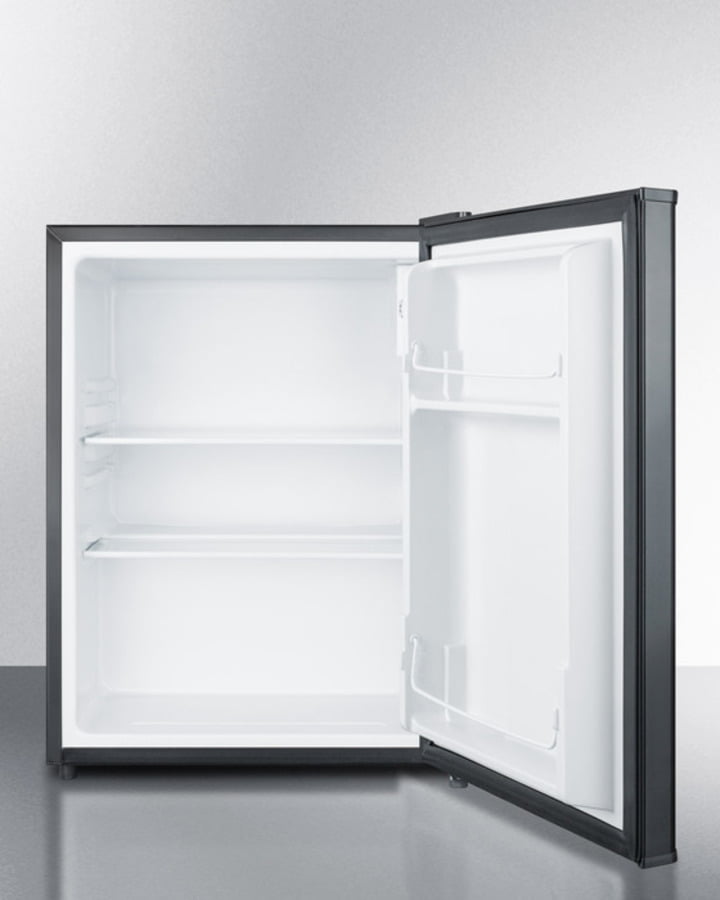 Summit FF29K Compact All-Refrigerator With Automatic Defrost, Glass Shelves, And Black Exterior Finish; Replaces Ff29Bk