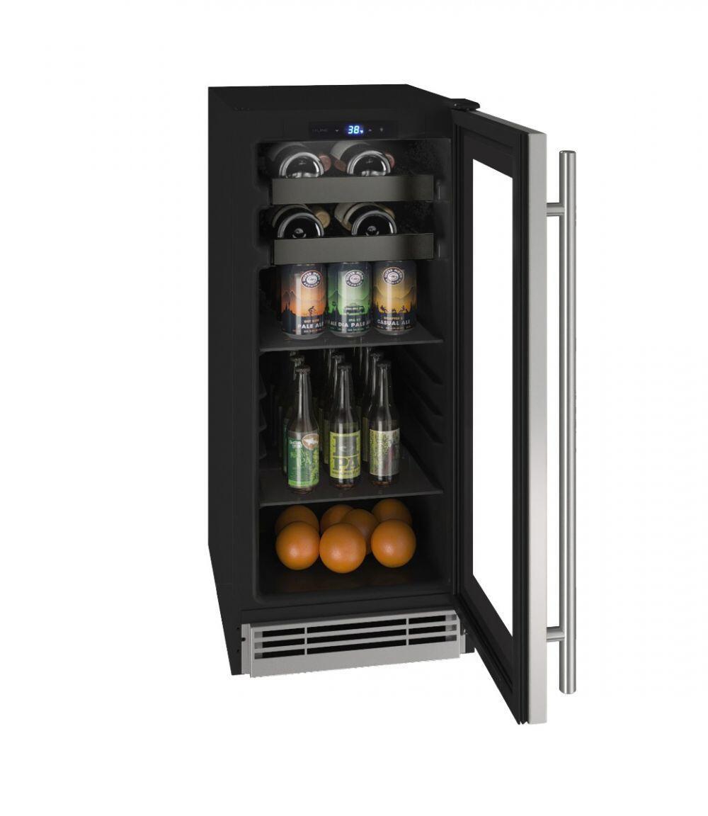 U-Line UHBV115SG01A Hbv115 15" Beverage Center With Stainless Frame Finish (115V/60 Hz Volts /60 Hz Hz)