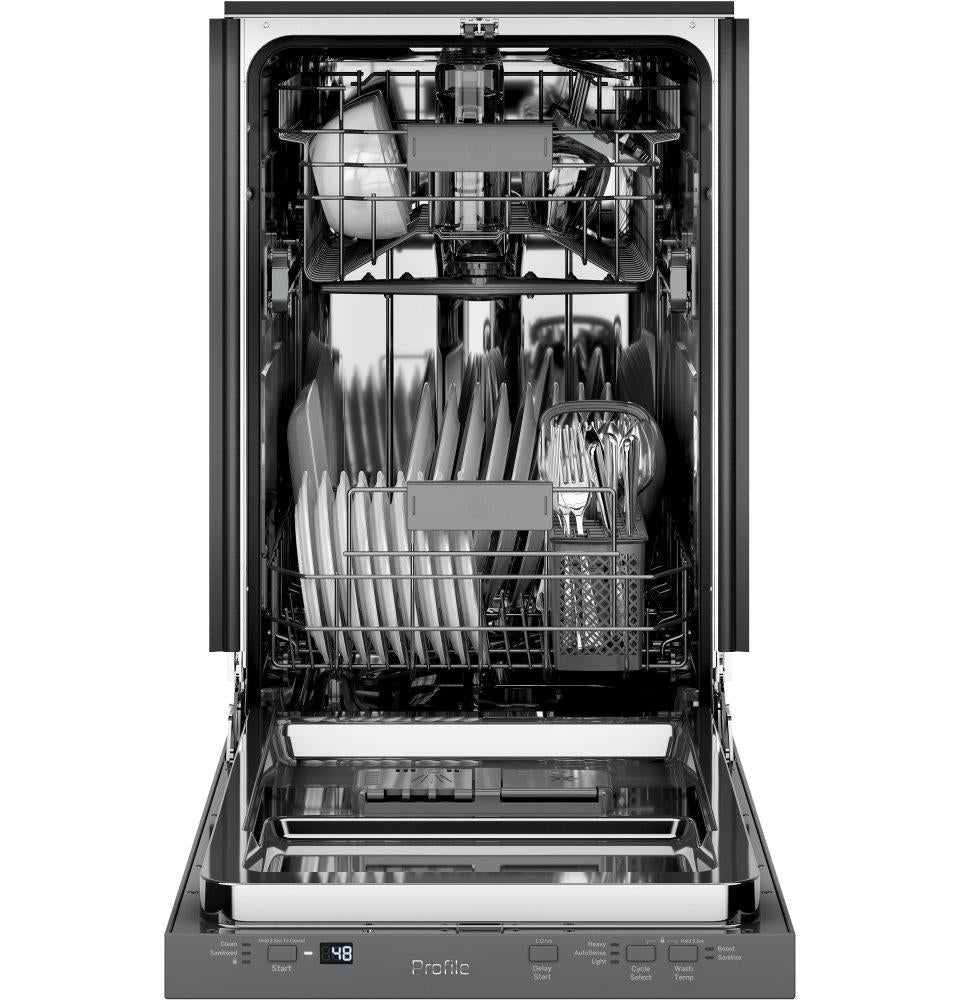 Ge Appliances PDT145SSLSS Ge Profile&#8482; 18" Ada Compliant Stainless Steel Interior Dishwasher With Sanitize Cycle