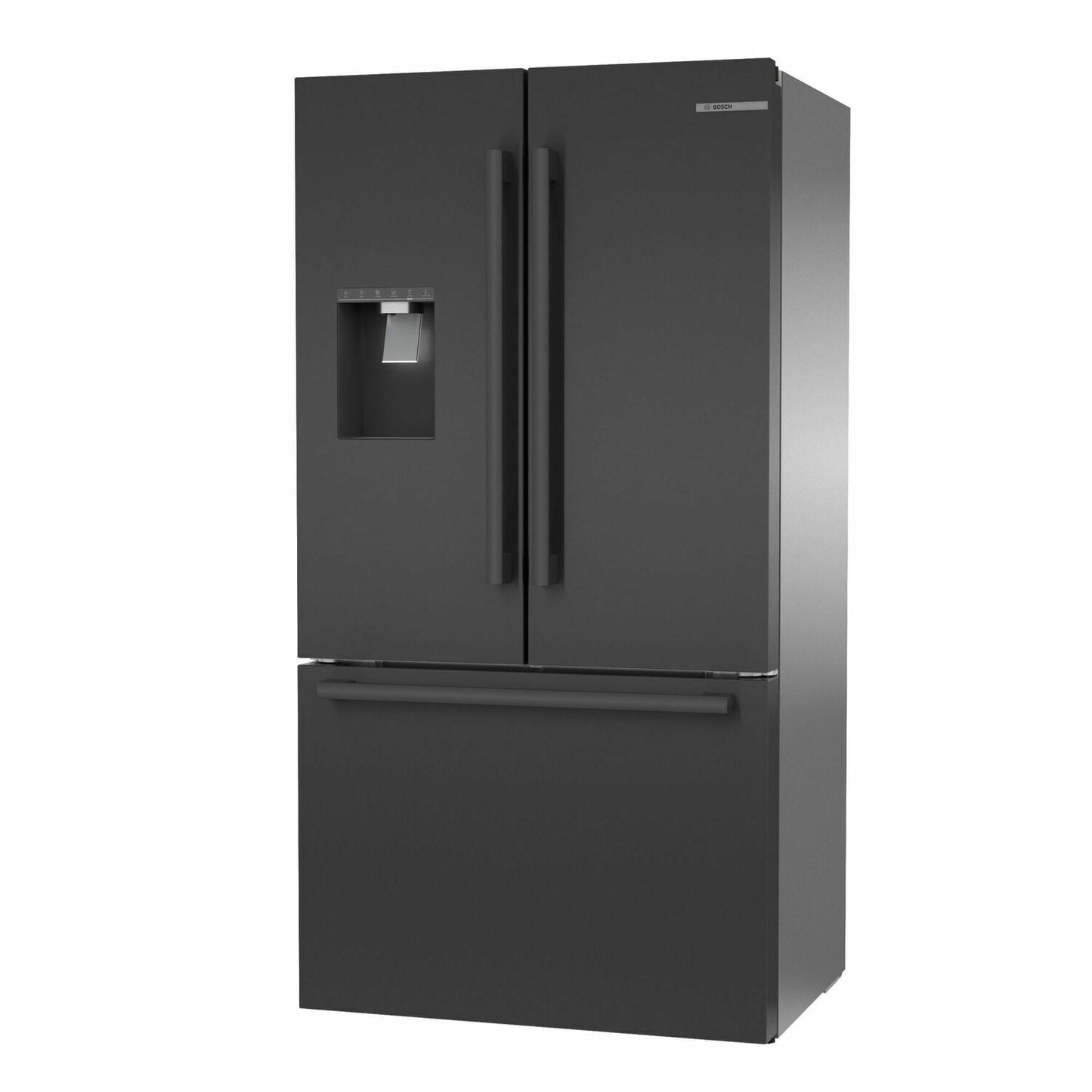 Bosch B36CD50SNB 500 Series French Door Bottom Mount Refrigerator 36'' Black Stainless Steel B36Cd50Snb