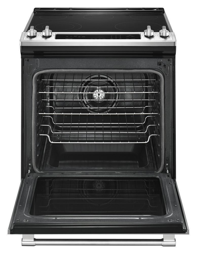 Maytag MES8800FZ 30-Inch Wide Slide-In Electric Range With True Convection And Fit System - 6.4 Cu. Ft.