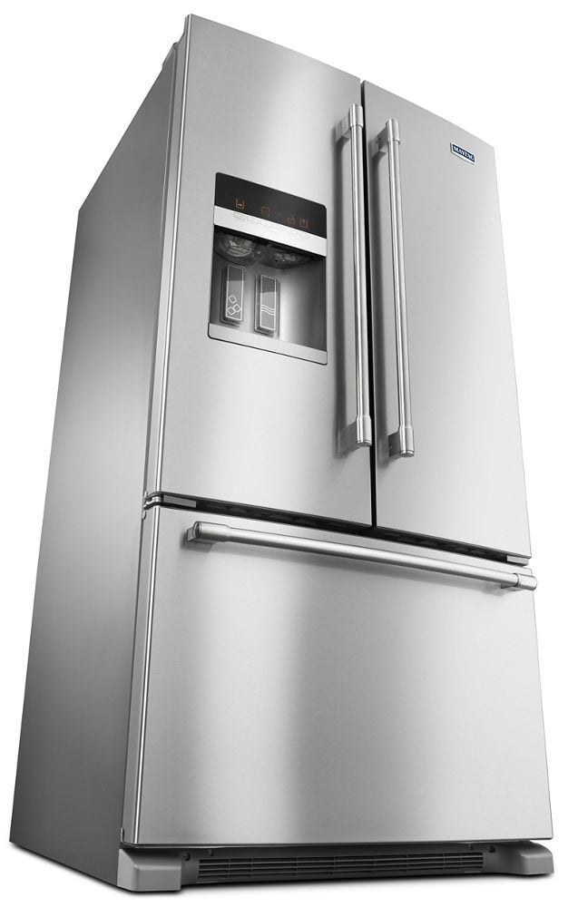 Maytag MFI2570FEZ 36- Inch Wide French Door Refrigerator With Powercold® Feature - 25 Cu. Ft.