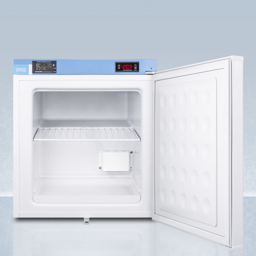 Summit FS24L7MED2 Compact Medical/Scientific All-Freezer With Digital Thermostat, Nist Calibrated Thermometer/Alarm, And Front Lock