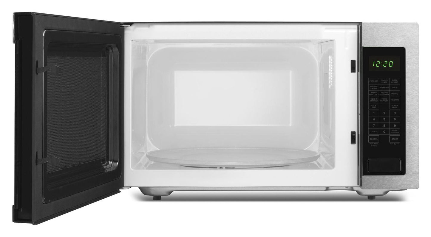 Amana AMC4322GS 2.2 Cu. Ft. Countertop Microwave With Add :30 Seconds Option Black-On-Stainless