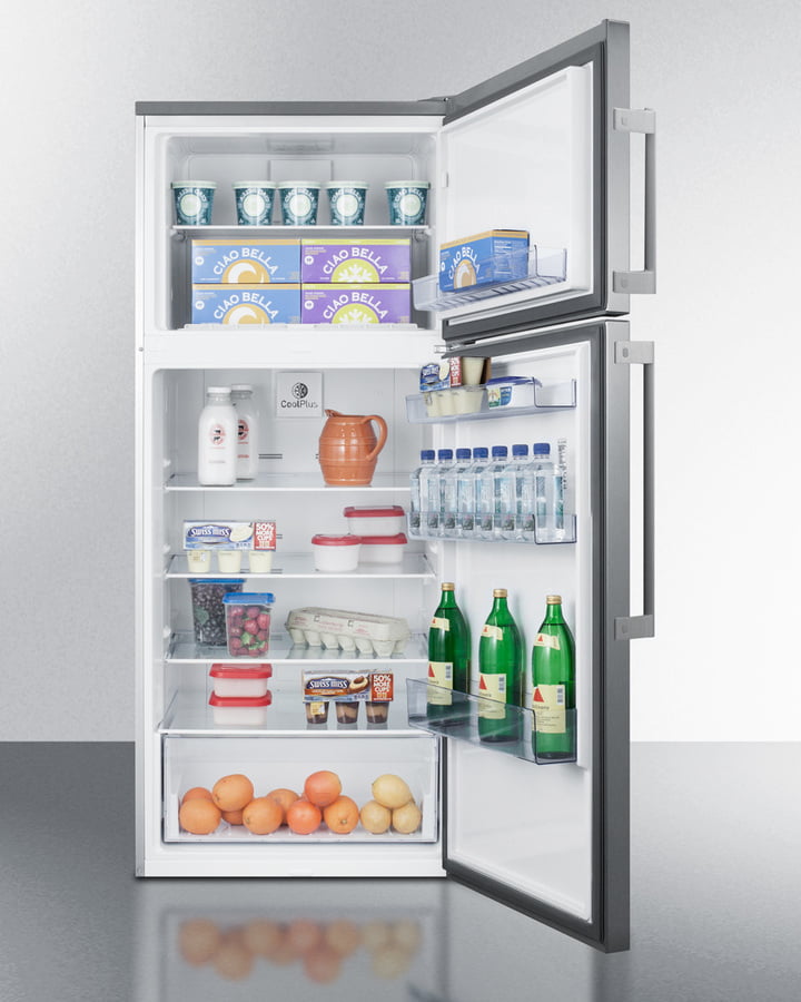 Summit FF1511SS 28" Wide Top Mount Refrigerator-Freezer