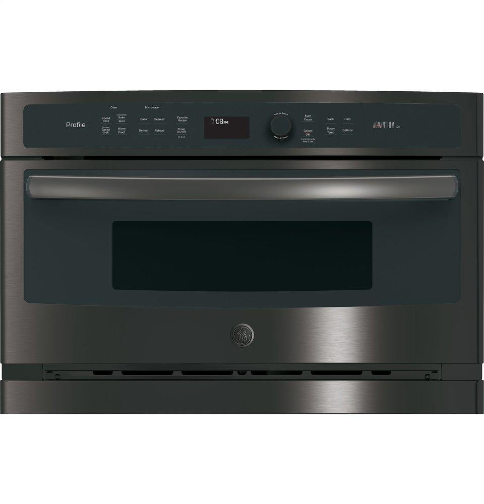 Ge Appliances PSB9100BLTS Ge Profile&#8482; 27 In. Single Wall Oven Advantium® Technology