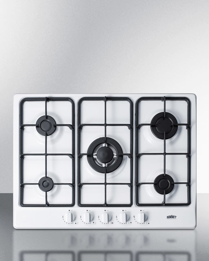 Summit GC5271W 27" Wide 5-Burner Gas Cooktop