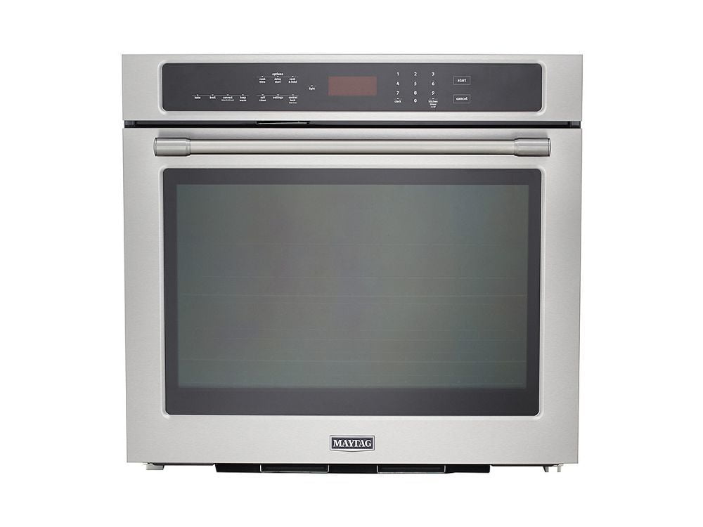 Maytag MEW9527FZ 27-Inch Wide Single Wall Oven With True Convection - 4.3 Cu. Ft.