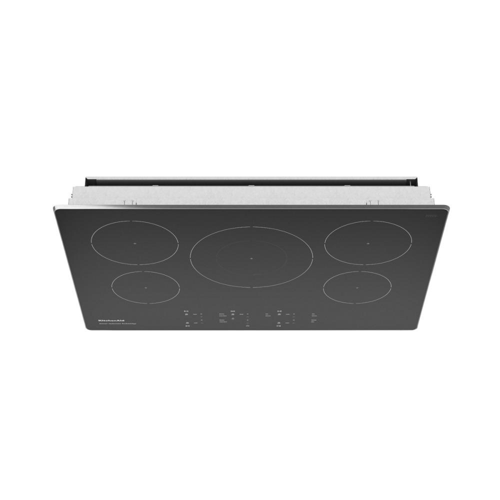 KitchenAid 36 Black 5-element Sensor Induction Cooktop