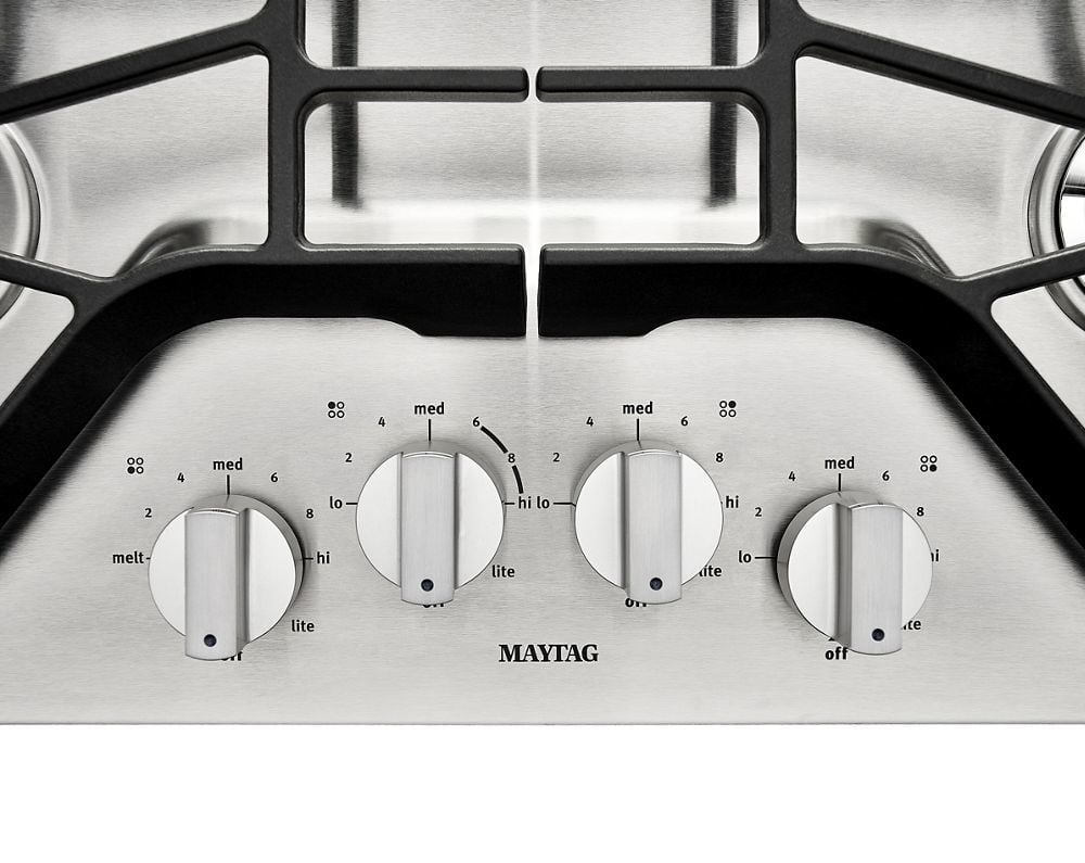 Maytag MGC7430DS 30-Inch Wide Gas Cooktop With Power Burner