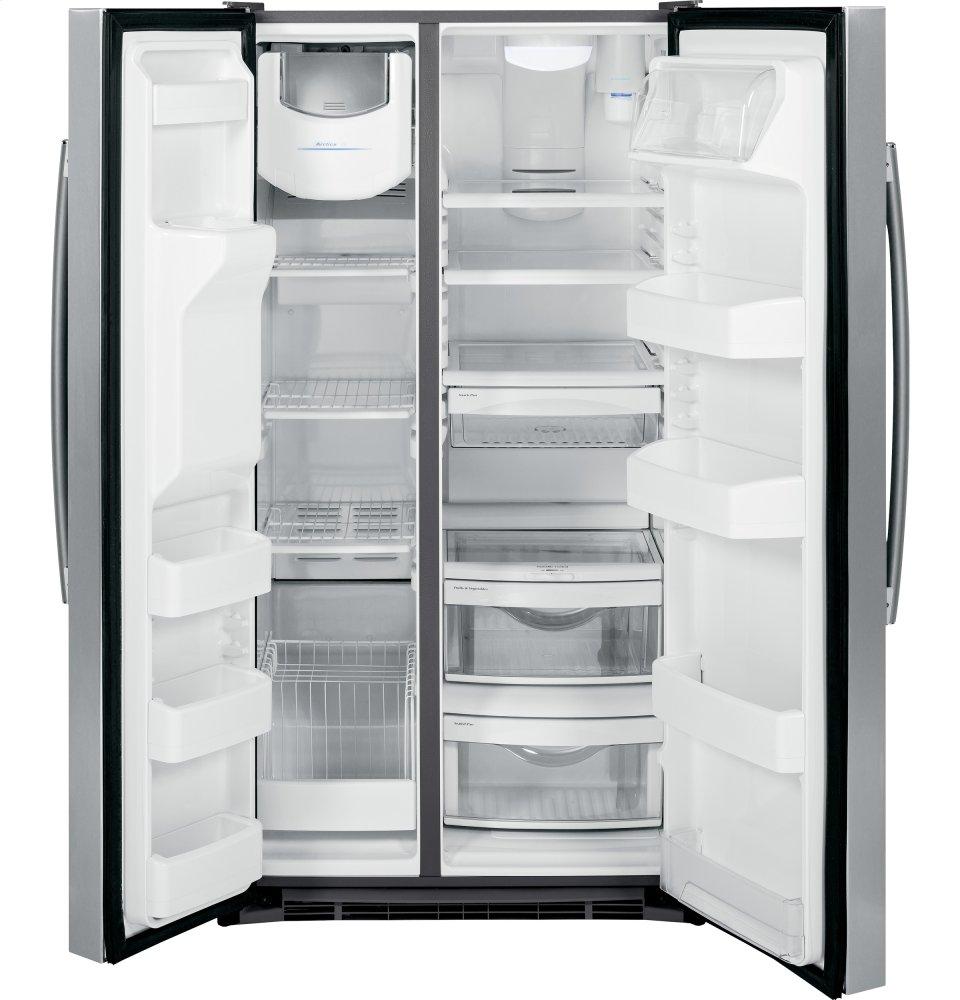 Ge Appliances GSE25GSHSS Ge® Energy Star® 25.3 Cu. Ft. Side-By-Side Refrigerator