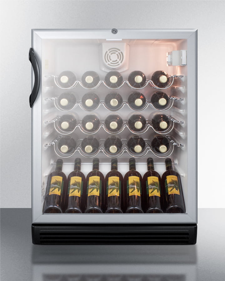 Summit SWC6GBLADA 24" Wide Wine Cellar, Ada Compliant