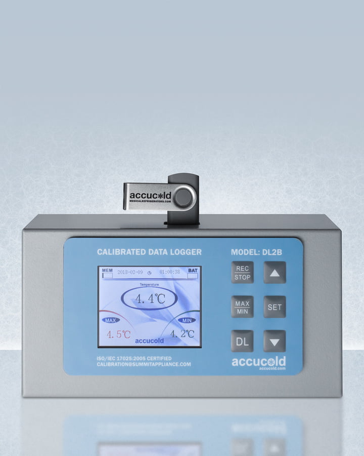 Summit DL2BKIT Nist Calibrated Usb Digital Data Logger With Lcd Display Of The Current And High/Low Temperature And Audible/Visual Temperature Alarm