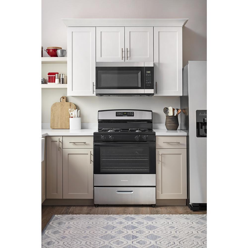 Amana AGR6303MMS 30-Inch Gas Range With Bake Assist Temps