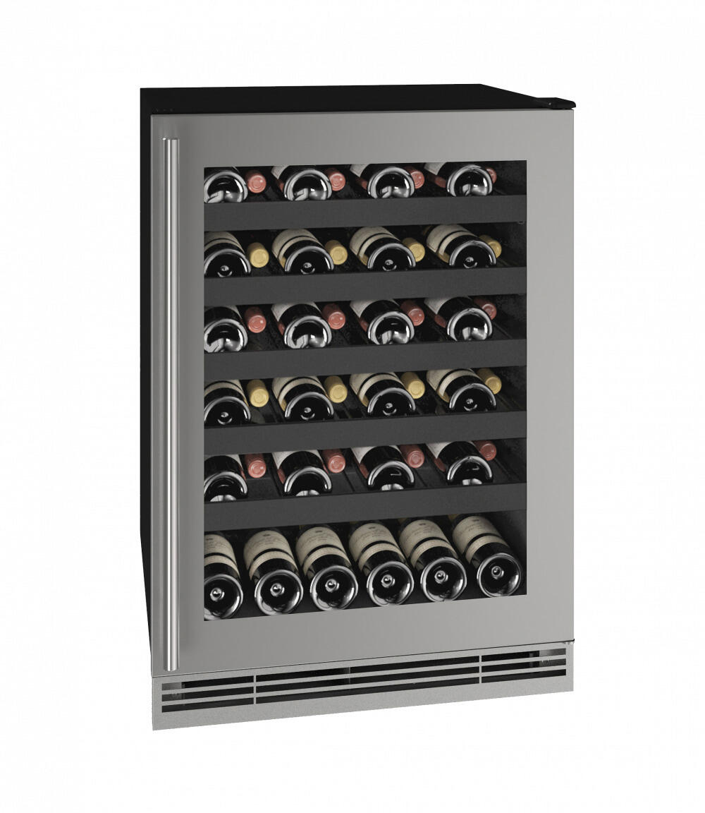 U-Line UHWC124SG01A Hwc124 24" Wine Refrigerator With Stainless Frame Finish (115V/60 Hz Volts /60 Hz Hz)