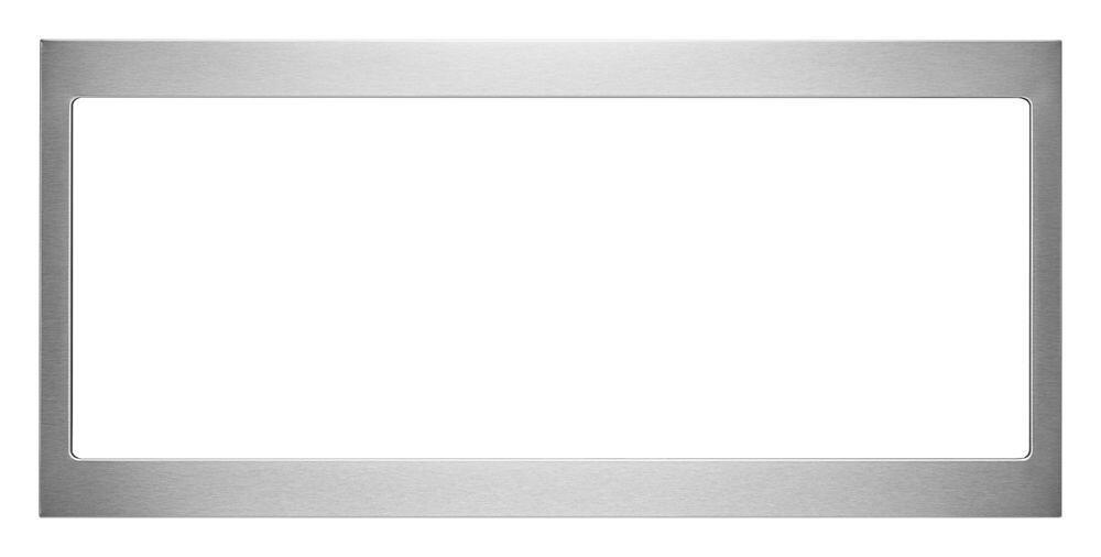 Whirlpool W11451308 Built-In Low Profile Microwave Slim Trim Kit, Stainless Steel