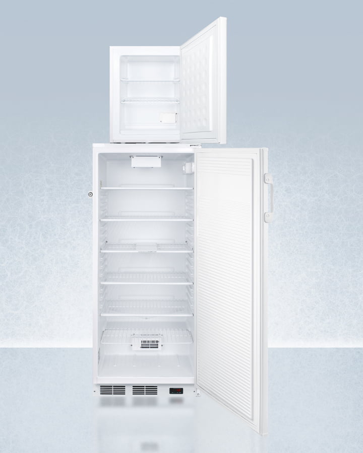 Summit FFAR10FS30LSTACKPRO Ffar10Pro 10.1 Cu.Ft. Auto Defrost All-Refrigerator With Digital Controls And Compact Manual Defrost Fs30Lpro All-Freezer With Stacking Rack, Both With Factory-Installed Probe Holes