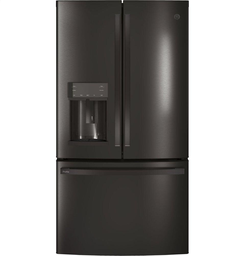 Ge Appliances PFD28KBLTS Ge Profile&#8482; Series 27.7 Cu. Ft. French-Door Refrigerator With Door In Door And Hands-Free Autofill