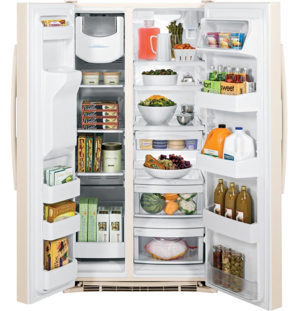 Ge Appliances GSE25GGHCC Ge® Energy Star® 25.3 Cu. Ft. Side-By-Side Refrigerator